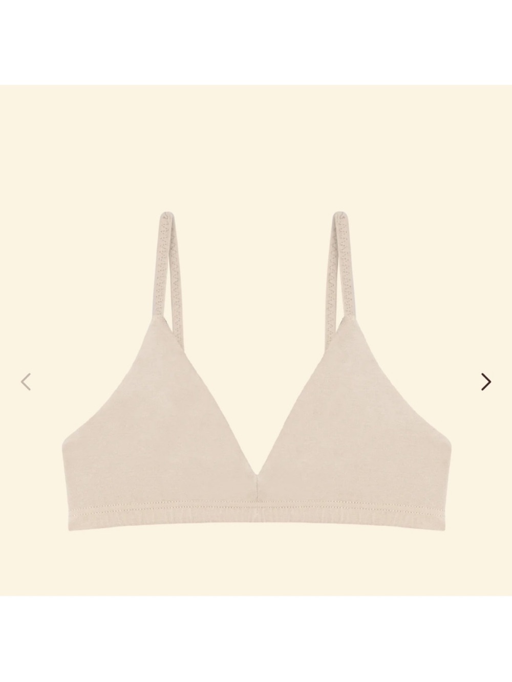Huha Mineral Triangle Bra in Beige